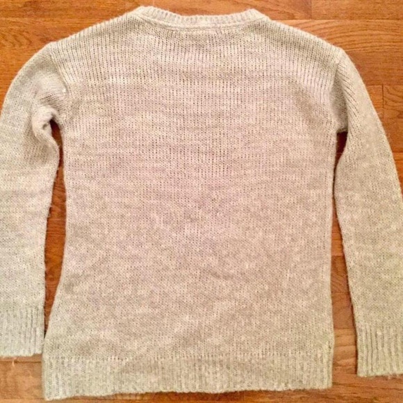 CREAM OWL SWEATER PREOWNED HOOT XS - Picture 2 of 4